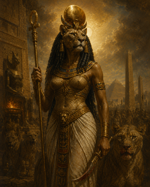 Free Sekhmet Egypt illustration and picture