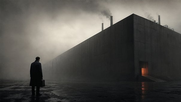 Free Man Factory illustration and picture
