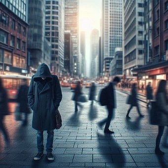 Soledad, Vida Urbana, Depresión, Figura