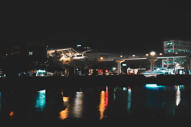 Free Cityscape Night Scene photo and picture