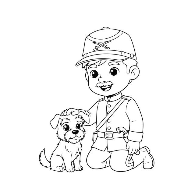 Free line drawing sketch illustration