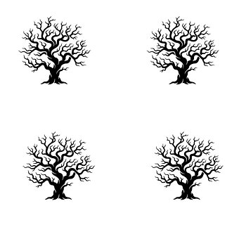 Free Tree Silhouette illustration and picture