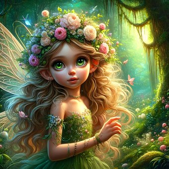 Fantasia, Floresta, Fada, Natureza