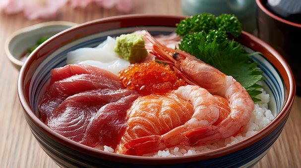Free Seafood Sushi photo and picture