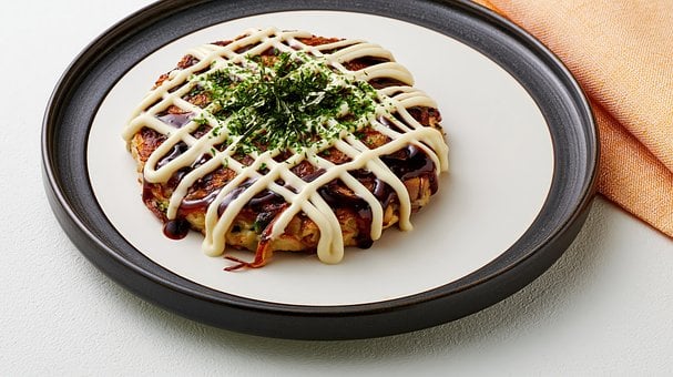 Free Okonomiyaki Japanese Food photo and picture