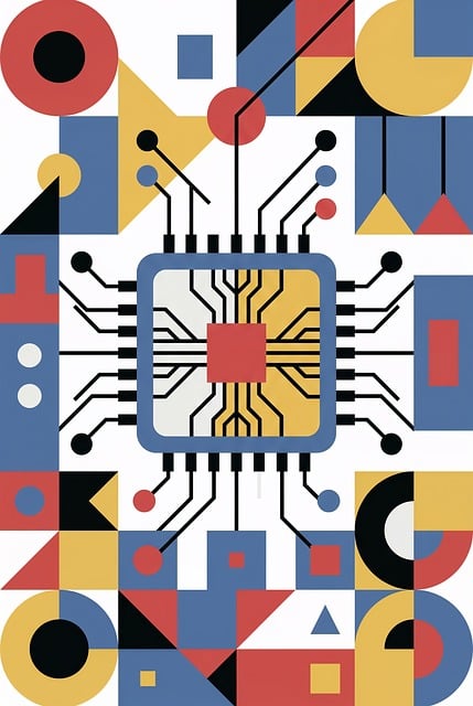 Download Geometry, Chip, Technology. Royalty-Free Stock Illustration ...