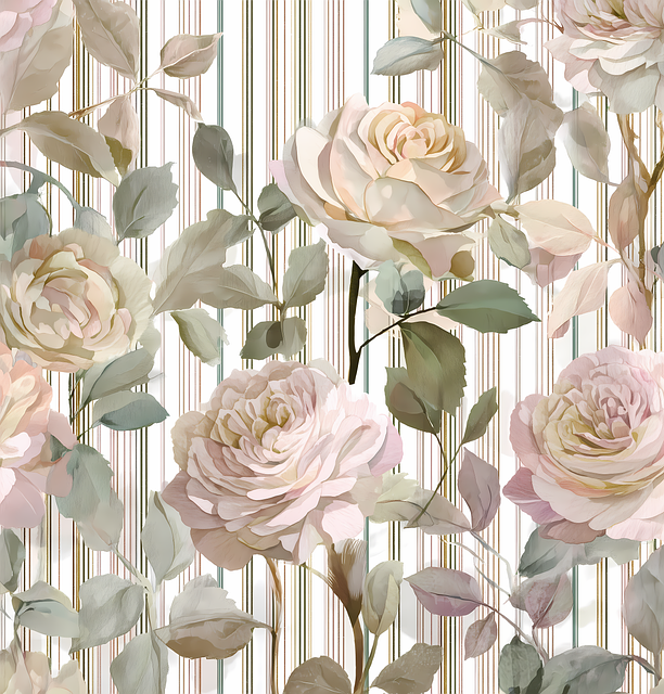 Free Roses Watercolor illustration and picture