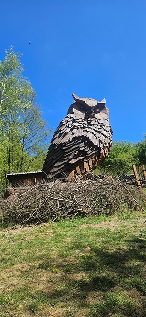 Madera, Escultura, Arte, Búho, Pájaro