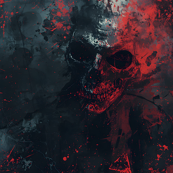 Free Skull Horror illustration and picture