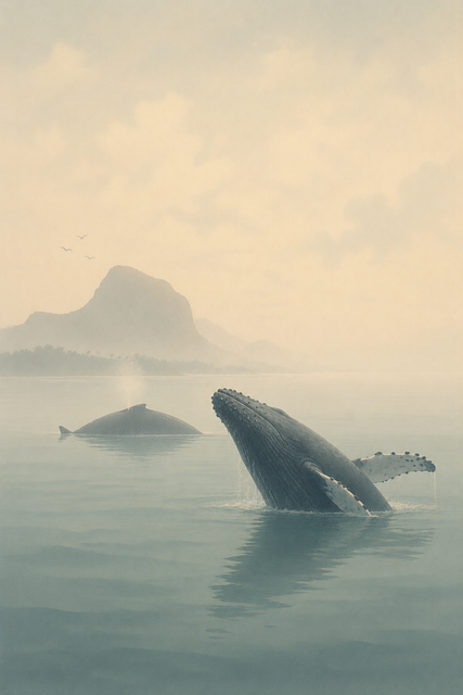Ballena Jorobada, Fauna Oceánica