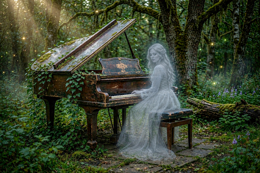 Piano, Muziek, Toetsen, Muzikant, Meisje