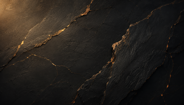 Free black stone gold cracks luxury background illustration