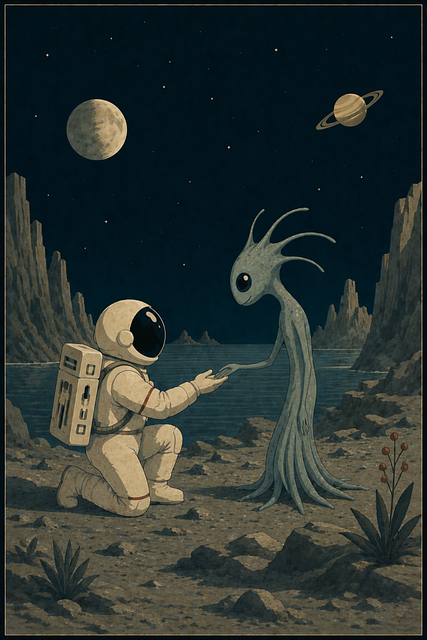 Free Ai Generated Astronaut vector and picture