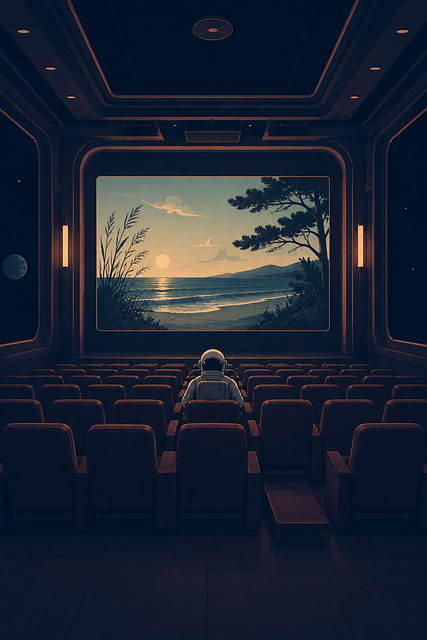 Free ai generated astronaut retro-futurism vector