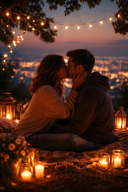 Free Romantic Couple illustration and picture