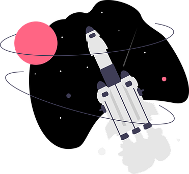 Rakete, Weltraum, Planet, Start