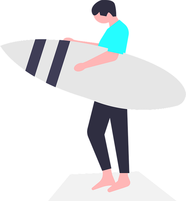 Surfen, Surfer, Grafisches Bild
