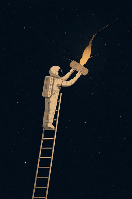 Free ai generated astronaut surreal vector