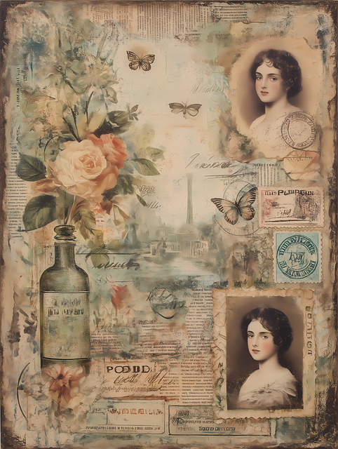 Free Vintage Scrapbooking illustration and picture