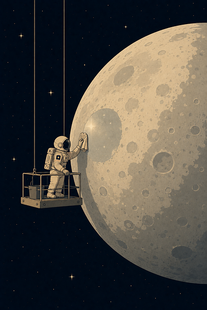 Ai Generado, Astronauta, Luna