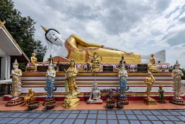 Buddha, Statue, Liegender, Thailand