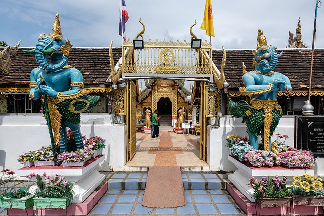 Tempel, Architektur, Skulptur, Statue