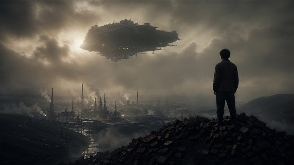 Free Sci-Fi Spaceship illustration and picture