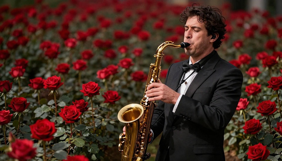 Saxophone Rose Music - Free photo on Pixabay