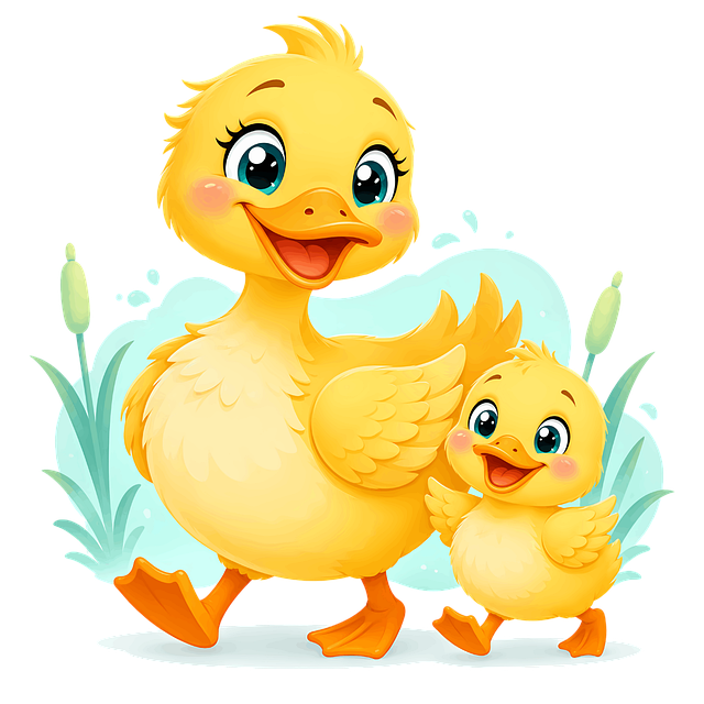 Anadón, Pato, Linda, Amarillo, Familia