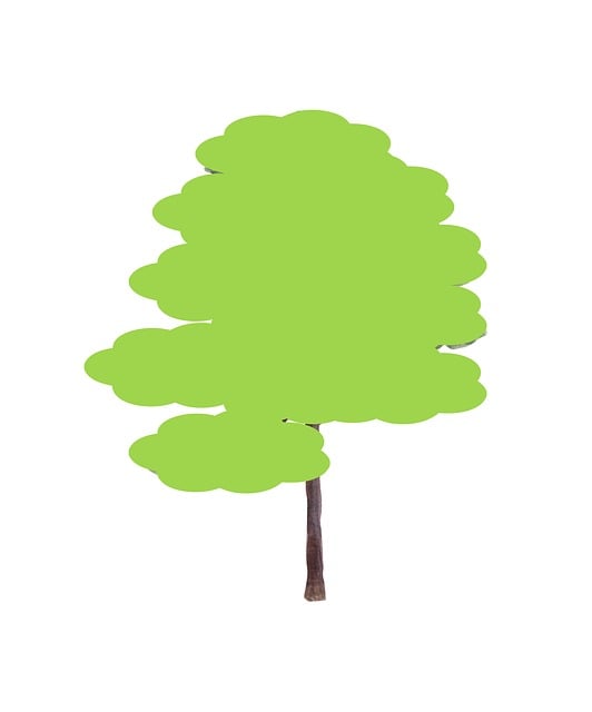Tre, Tegneserie, Natur, Grønn, Blader