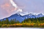 Random: banff, banff national park, vermilion lakes, mountains, autumn, landscape, canadian rockies, sky, outdoors, sunset, autumn colors, canadian landscape, scene, forest, canadian national parks, nature, spring colors, silence