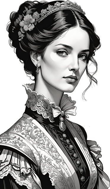 Free Victorian Woman illustration and picture