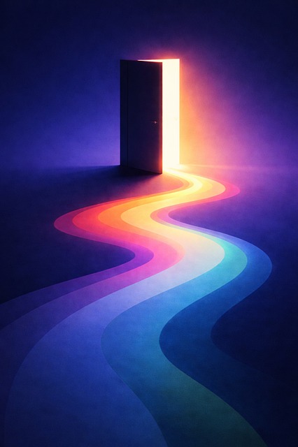 Free Rainbow Darkness illustration and picture