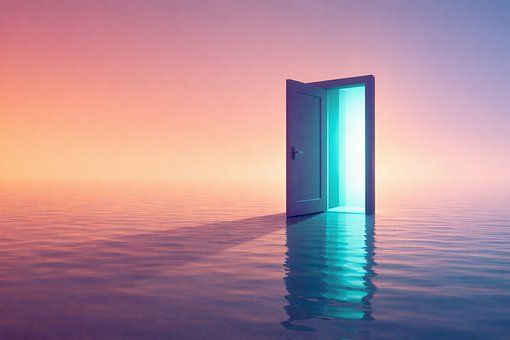 Free Open Door Water illustration and picture