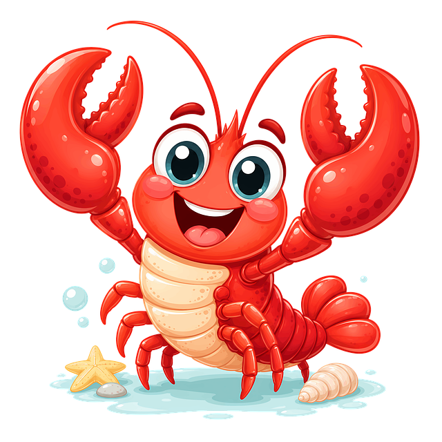 Download free HD stock image of Lobster Cartoon Lobster Free lobster cartoon lobster big claws illustration