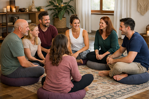 Yoga, Meditatie, Groep, Gemeenschap
