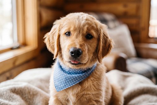Free Golden Retriever Puppy photo and picture