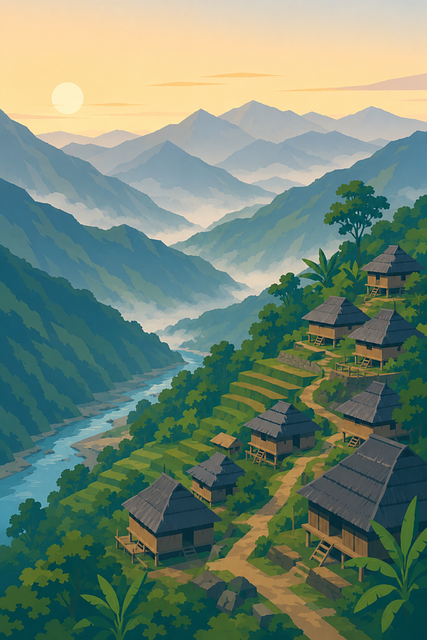Free buscalan kalinga philippines illustration