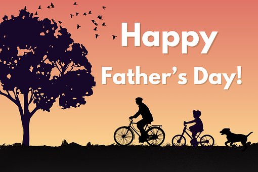 Free Happy Father'S Day Silhouette illustration and picture