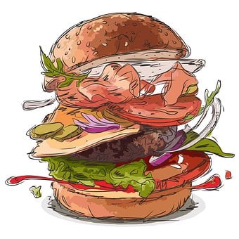 Burger, Cheeseburger, Lebensmittel