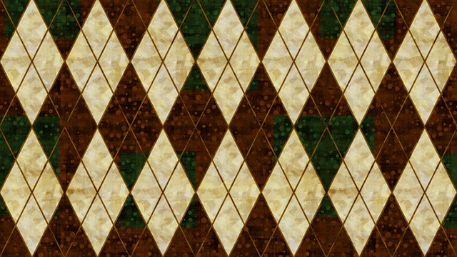 Free diamond geometric brown illustration