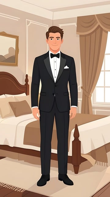 Free man suit elegant illustration