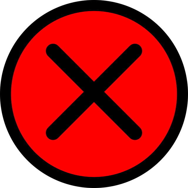 Free red cross symbol vector