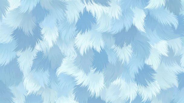 Pelo Azul, Fundo Pastel, Textura Fofa
