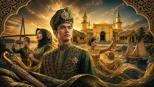 Cultura Malaia, Baju Kurung, Tanjak