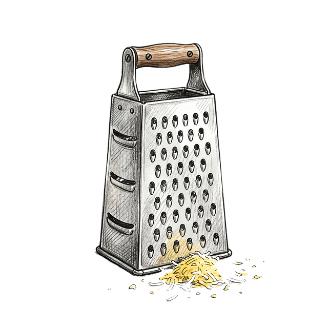 Free grater kitchen tool illustration