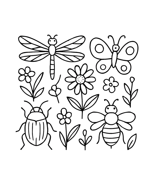 Free Coloring Book illustration and picture