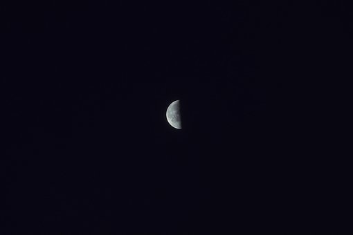 Free Half Moon Sky photo and picture