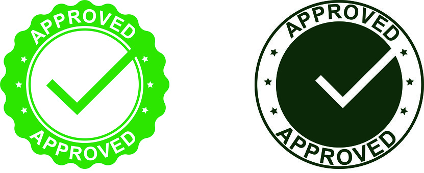 Free Approved Stamp illustration and picture