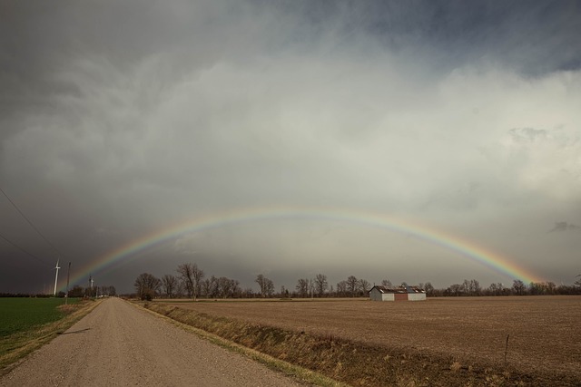 Free Rainbow Storm photo and picture